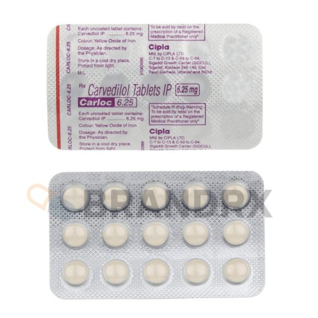 Carloc 6.25 mg Cipla