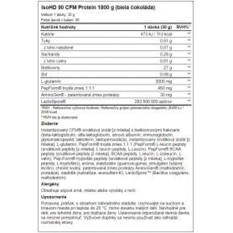 IsoHD 90 CFM Protein 1800 g AMIX
